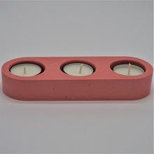 Afbeelding in Gallery-weergave laden, tealight holder roze gemarmerd