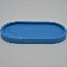 Afbeelding in Gallery-weergave laden, Composiet Tray blauw gemarmerd