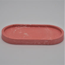 Afbeelding in Gallery-weergave laden, Composiet Tray roze gemarmerd
